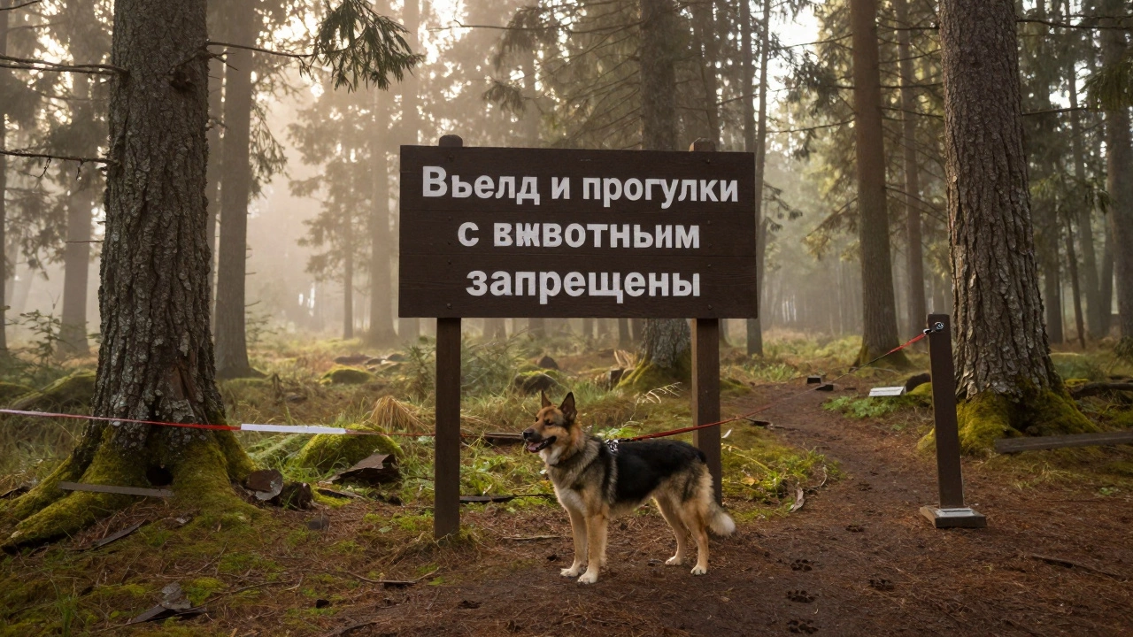 Где по закону нельзя гулять с собакой в России: запрещённые зоны для прогулок с питомцем