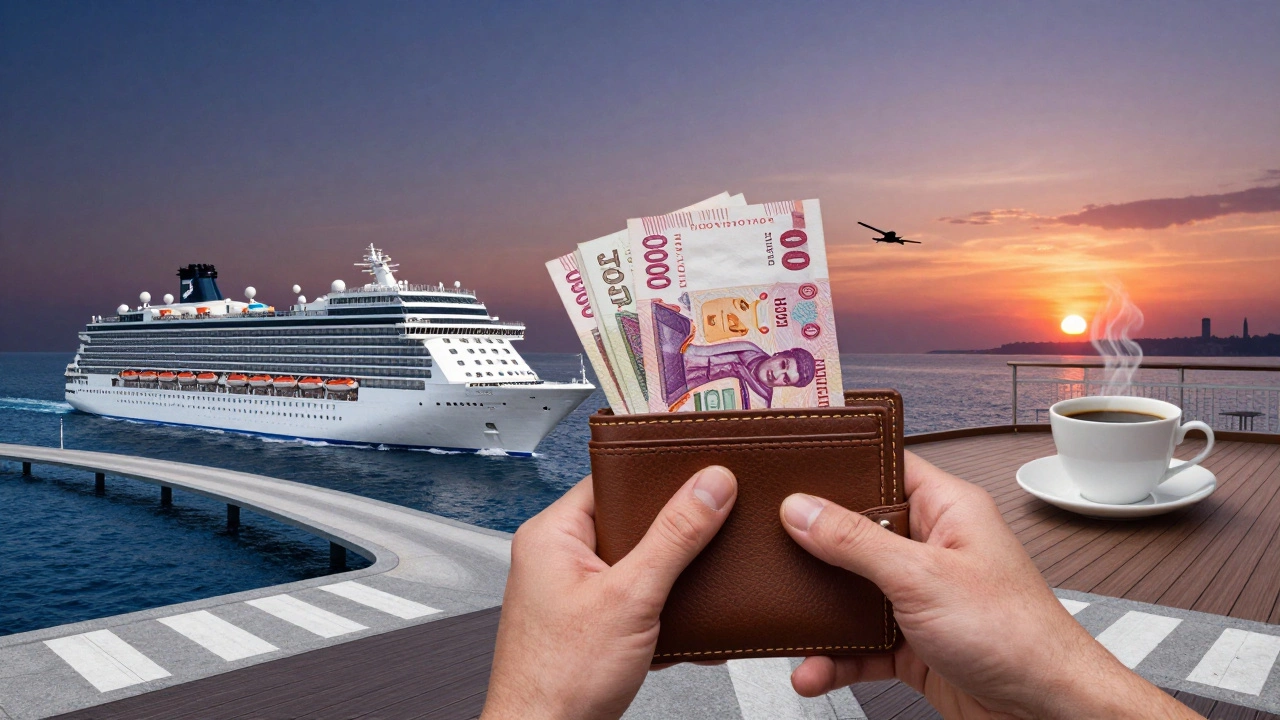 Путешественник на перекрёстке: дорога к дорогому круизу или спокойному отдыху на палубе.